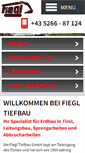 Mobile Screenshot of fiegl-tiefbau.at